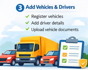Додавання транспортних засобів і водіїв в ExusTrans із вантажопідйомністю, параметрами вантажного простору та ADR-статусом